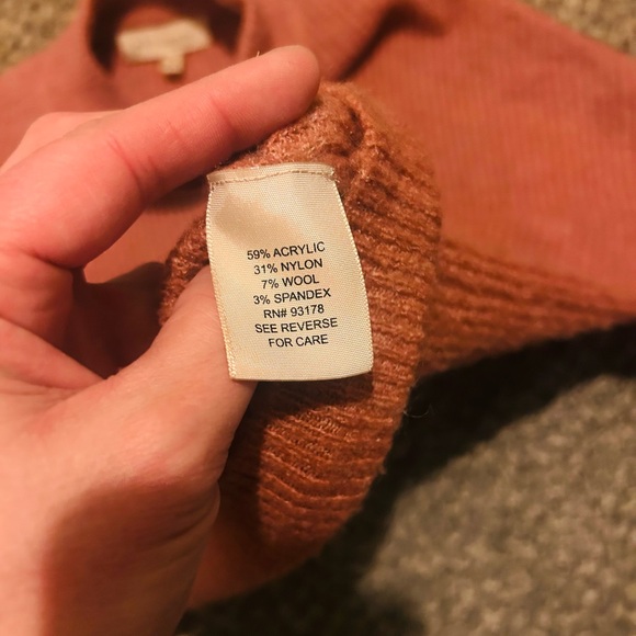 Philosophy Wool Blend Mock Turtleneck Sweater - Picture 6 of 8